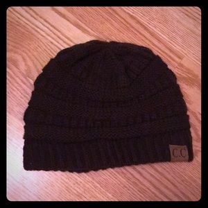 Brown CC beanie